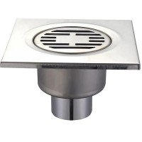 Душовий трап із нержавіючої сталі SUS304 Mixxus Drain-03-15x15-180 (пряме відведення) (MI3422)