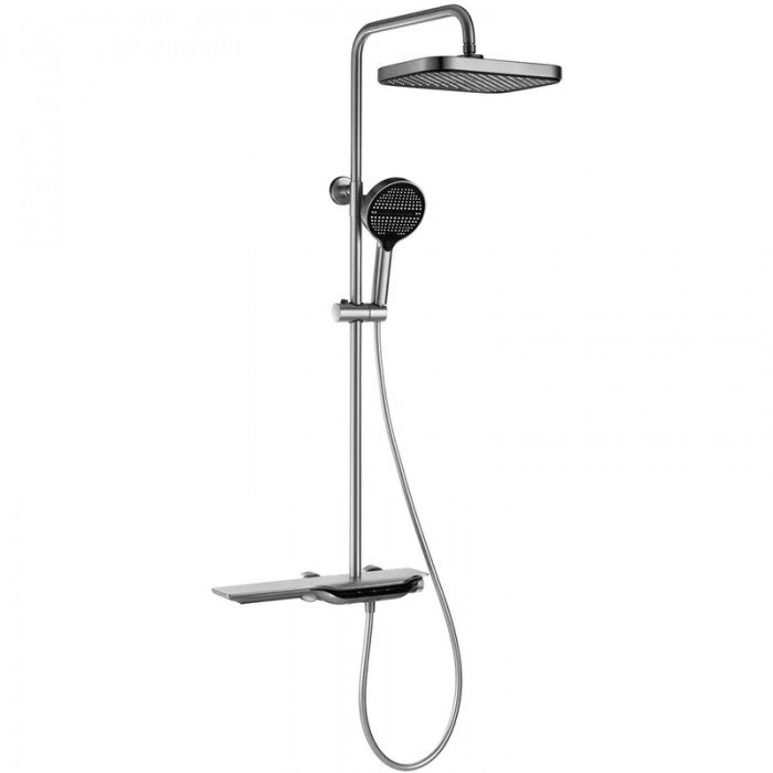 Душова колона з термостатичним змішувачем MIXXUS PREMIUM SPACE-009-J CHROME з кнопковим перемикачем, 3 режими (MI7012) Душова колона з термостатичним змішувачем MIXXUS PREMIUM SPACE-009-J CHROME з кнопковим перемикачем, 3 режими (MI7012)