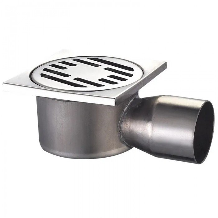 Душевой трап из нержавеющей стали Champion Drain-02-10x10-90 (угловой отвод) (CH6144) Душевой трап из нержавеющей стали Champion Drain-02-10x10-90 (угловой отвод) (CH6144)