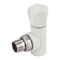 Вентиль радиаторный угловой PPR 25x3/4 (Koer K0168.PRO) (KP0217)