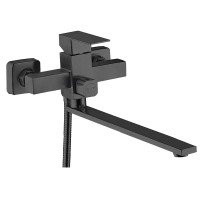 Смеситель для ванны Zerix KUB-006 (Euro) Black с нерж. стали SUS304 (цв. черный) (ZX4850) Смеситель для ванны Zerix KUB-006 (Euro) Black с нерж. стали SUS304 (цв. черный) (ZX4850)