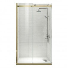 Дверь в нишу Koer SR SD01-120x200-TR-12 прозрачное стекло Easy Clean 8мм, матовое золото (KR5377) Дверь в нишу Koer SR SD01-120x200-TR-12 прозрачное стекло Easy Clean 8мм, матовое золото (KR5377)