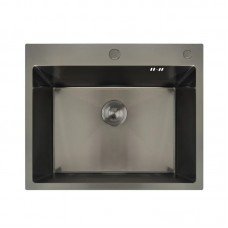 Мойка Mixxus MH6050 Nano-Black из нерж. стали (цвет графит) (MX1933)