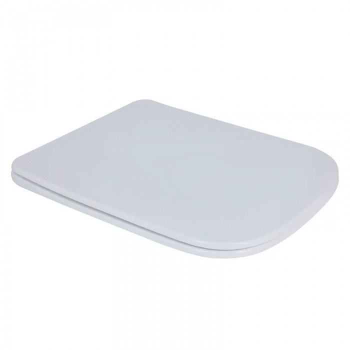 Сидение-крышка для унитаза Mixxus SEAT COVER QUADRO-2001 с микролифтом 450x360x60mm (MI6717)