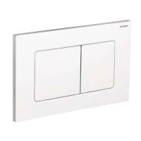 Панель смыва KOER KT-0602-03 пластиковая, кнопка квадратная (KR5180)