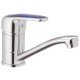 Смеситель для умывальника Haiba Magic 555 (15 см) с синей ручкой (HB0672) Смеситель для умывальника Haiba Magic 555 (15 см) с синей ручкой (HB0672)