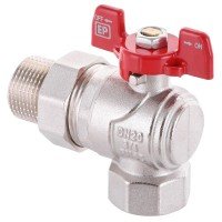 Кран з американкою кутовий 3/4" Europroduct EP.410 (EP2960) Кран з американкою кутовий 3/4" Europroduct EP.410 (EP2960)