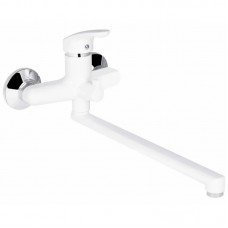 Смеситель для ванны Plamix Afina-006 EURO White (без шланга и лейки) (PM0687) Смеситель для ванны Plamix Afina-006 EURO White (без шланга и лейки) (PM0687)
