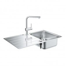 Комплект кухонной мойки и смесителя Grohe K500 (31573SD1)