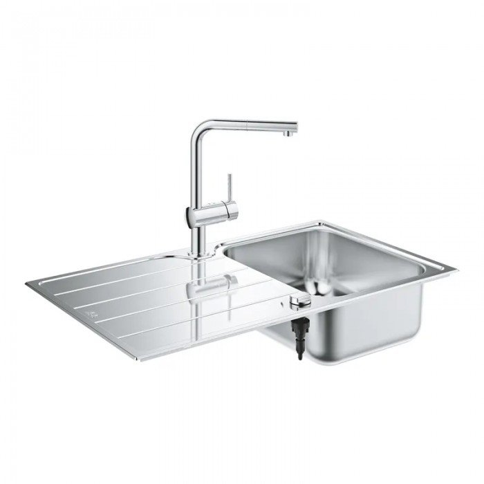Комплект кухонной мойки и смесителя Grohe K500 (31573SD1) Комплект кухонной мойки и смесителя Grohe K500 (31573SD1)