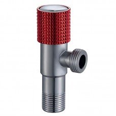 Кран для підключення сантехприладів Mixxus VAL-09-1/2x1/2 з нерж. сталі SUS304 (червоний) (MI7098) Кран для підключення сантехприладів Mixxus VAL-09-1/2x1/2 з нерж. сталі SUS304 (червоний) (MI7098)