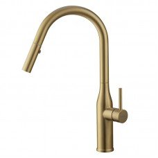 Смеситель для кухни Koer KI-70004-12 с выдвижным изливом (нерж. сталь) (KR5004)
