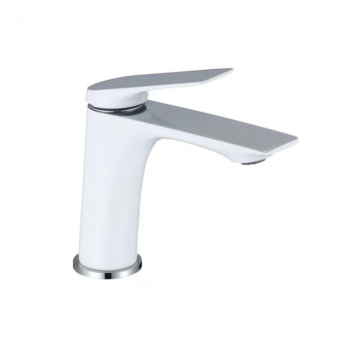 Смеситель для умывальника Mixxus Premium DERBY 001 (NUT) WHITE-CHROME (MI6613) Смеситель для умывальника Mixxus Premium DERBY 001 (NUT) WHITE-CHROME (MI6613)