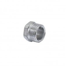 Футорка 3/8"х1/2" (хром) Koer KF.F0406.chr (KF0133) Футорка 3/8"х1/2" (хром) Koer KF.F0406.chr (KF0133)