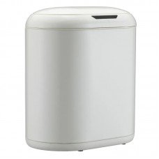 Мусорное ведро сенсорное овальное Mixxus Premium Topper-TC0112 White 12л цвет белый (MI7082)