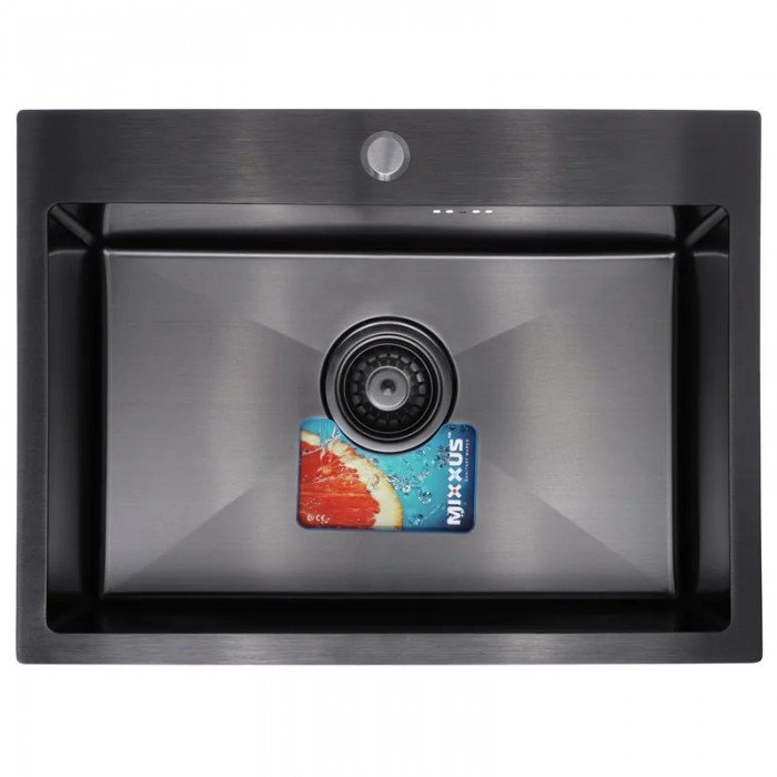 Мийка Mixxus Чорна MX5843-200x1.0-PVD (MX0576) Мийка Mixxus Чорна MX5843-200x1.0-PVD (MX0576)