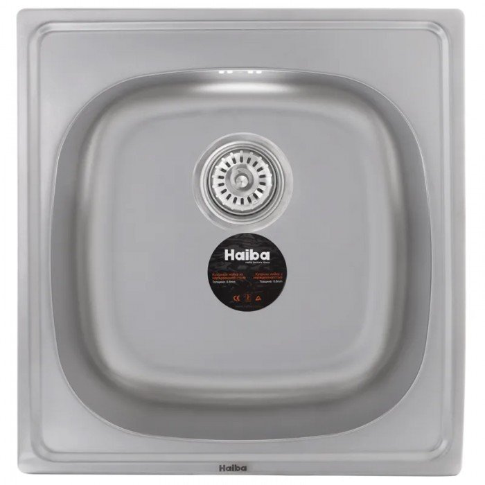 Мойка кухонная Haiba 50x47 (Satin) (HB0543) Мойка кухонная Haiba 50x47 (Satin) (HB0543)