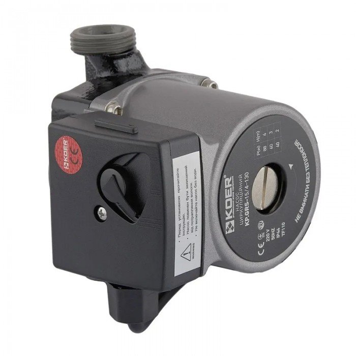 Насос циркуляционный Koer KP.GRS-15/4-130 (с кабелем и гайками) (KP3175)
