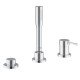 Смеситель для ванны Grohe Essence на 3 отверстия (19976001) Смеситель для ванны Grohe Essence на 3 отверстия (19976001)