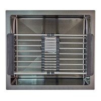 Мийка Zerix ZH4843B-215 (3.0/1.0) PVD-Black з сушаркою для посуду (ZM5555) Мийка Zerix ZH4843B-215 (3.0/1.0) PVD-Black з сушаркою для посуду (ZM5555)