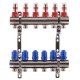 Коллекторный блок с расходомерами Koer KR.1110-06 1”x6 ways (KR2643)