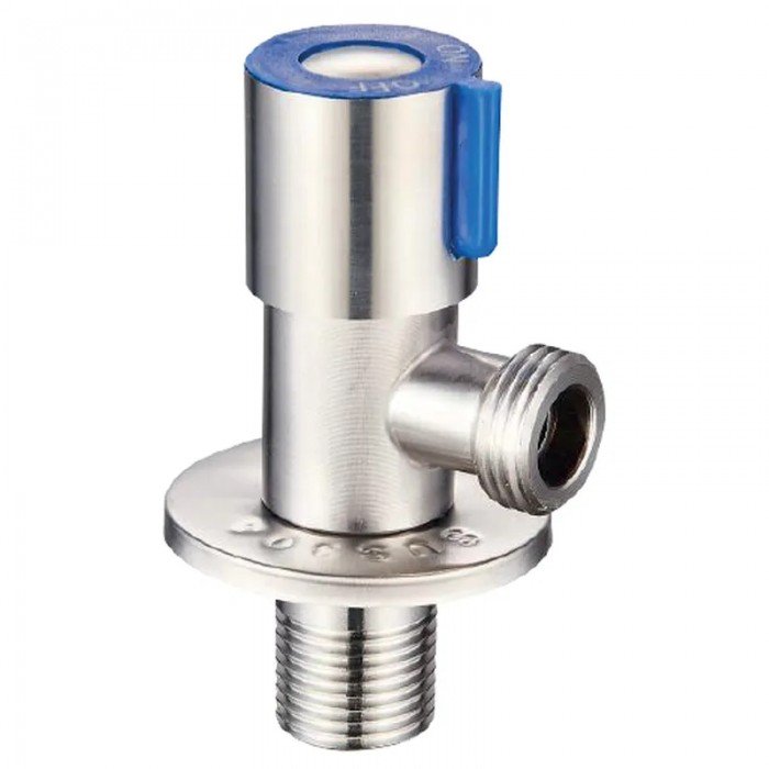 Кран для подключения сантехприборов (синий) Zerix VAL-01 (ZX3175)