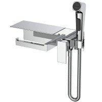 Смеситель для гигиенического душа Mixxus Premium MARK 069 с держателем для туалетной бумаги (MI6786