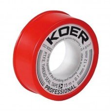 ФУМ стрічка для води Koer ST-01 15M * 0.1mm * 12mm (KR0119) ФУМ стрічка для води Koer ST-01 15M * 0.1mm * 12mm (KR0119)