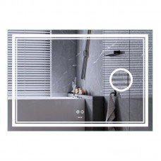 Зеркало Mixxus Premium QUADRO MR20-120x80 с Led Touch, Anti-fog, димером, регулятором яркости, линз
