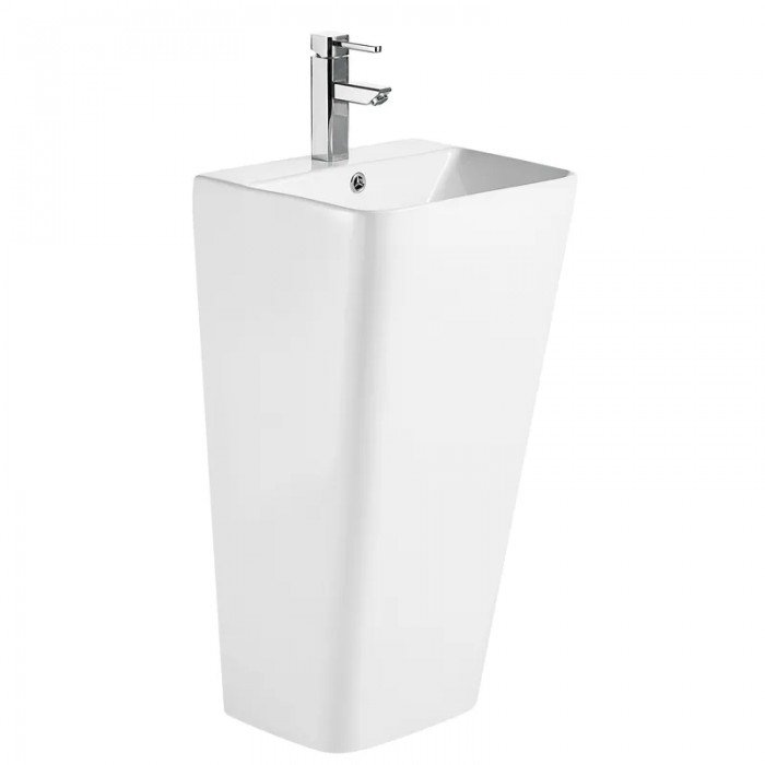 Раковина моноблок Mixxus STYLE-1101 с отверстием под смеситель и переливом 440х380х830mm (MI6696) Раковина моноблок Mixxus STYLE-1101 с отверстием под смеситель и переливом 440х380х830mm (MI6696)