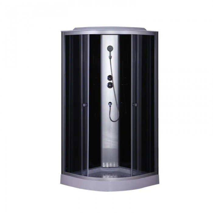 Бокс душевой без гидромассажа Mixxus STRONG SB02-90x90x215-GR SATIN с низким поддоном (MI6887) Бокс душевой без гидромассажа Mixxus STRONG SB02-90x90x215-GR SATIN с низким поддоном (MI6887)