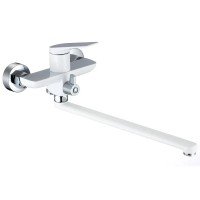 Смеситель для ванны Mixxus Premium DERBY 006 (EURO) WHITE-CHROME (MI6614) Смеситель для ванны Mixxus Premium DERBY 006 (EURO) WHITE-CHROME (MI6614)