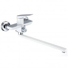 Смеситель для ванны Mixxus Premium DERBY 006 (EURO) WHITE-CHROME (MI6614) Смеситель для ванны Mixxus Premium DERBY 006 (EURO) WHITE-CHROME (MI6614)