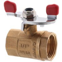 Кран шаровый Waterpro 1/2" ГГБ (стальная бабочка) (WP2909)