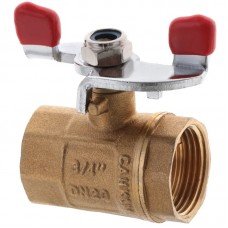 Кран шаровый Waterpro 1/2" ГГБ (стальная бабочка) (WP2909)
