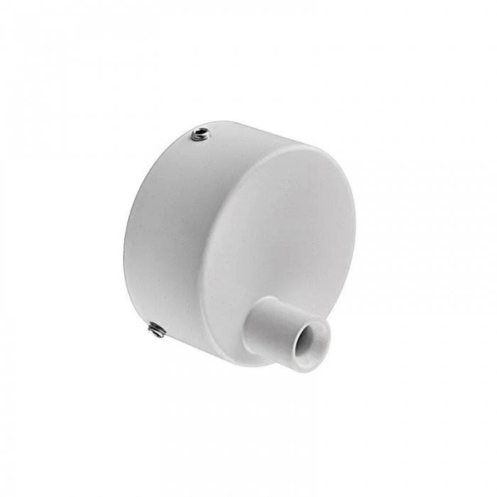 Чашка декоративна Mixxus TCC-01 WHITE (кругла) для маскування кабелю (колір білий) (MI6639)