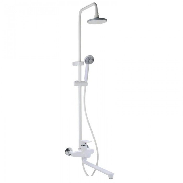 PLAMIX OSCAR-006-J WHITE Душова колона зі змішувачем (колір білий) (24 шт/ящ) PLAMIX OSCAR-006-J WHITE Душова колона зі змішувачем (колір білий) (24 шт/ящ)