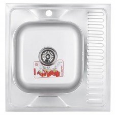 Мойка кухонная Zerix Z6060L-08-180MD (micro decor) (ZS0587)