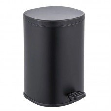 Мусорное ведро с плавным закрытием овальное Zerix Prime-TC0105 Black 5л цвет черный (ZX5902) Мусорное ведро с плавным закрытием овальное Zerix Prime-TC0105 Black 5л цвет черный (ZX5902)