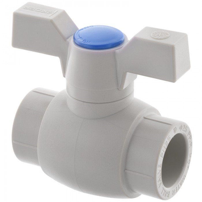 Кран шаровый PPR КШ Koer (бабочка) для горячей воды 25 (Koer K0182.PRO) (KP0235) Кран шаровый PPR КШ Koer (бабочка) для горячей воды 25 (Koer K0182.PRO) (KP0235)