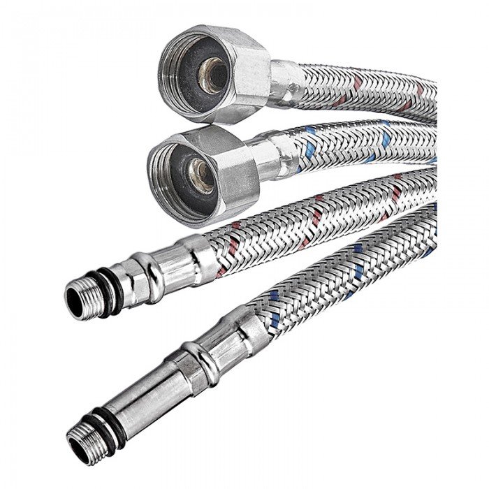 Гибкая подводка Champion FH-01-F1/2"xM10-50 нержавейка (пара) (AC0668) Гибкая подводка Champion FH-01-F1/2"xM10-50 нержавейка (пара) (AC0668)