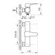 Змішувач для душа Zerix PUD5 045 (ZX2918) Змішувач для душа Zerix PUD5 045 (ZX2918)