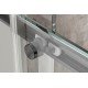 Душевая кабина без поддона Koer SR SC03-90x90x200-TR-07 прозрачное стекло Easy Clean 6мм, графит (K