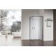 Душевая кабина без поддона Koer SR SC03-90x90x200-TR-07 прозрачное стекло Easy Clean 6мм, графит (K