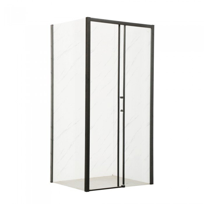 Душевая кабина без поддона Mixxus Premium DIVERSE SC03-100x80x195-TR Black прозрачное стекло 6мм (M