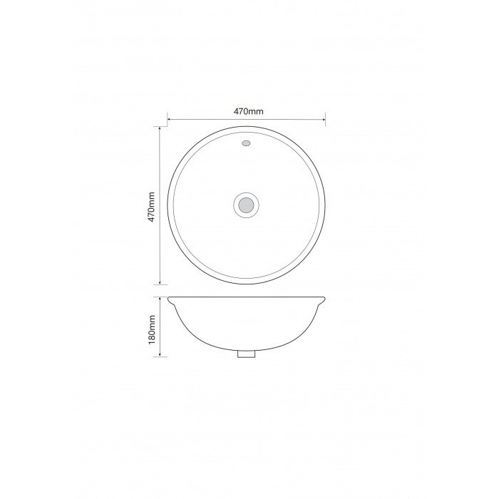 Раковина врезная на столешницу MIXXUS PREMIUM TOPPER-1601 470х470х180mm с переливом (MP6571) Раковина врезная на столешницу MIXXUS PREMIUM TOPPER-1601 470х470х180mm с переливом (MP6571)