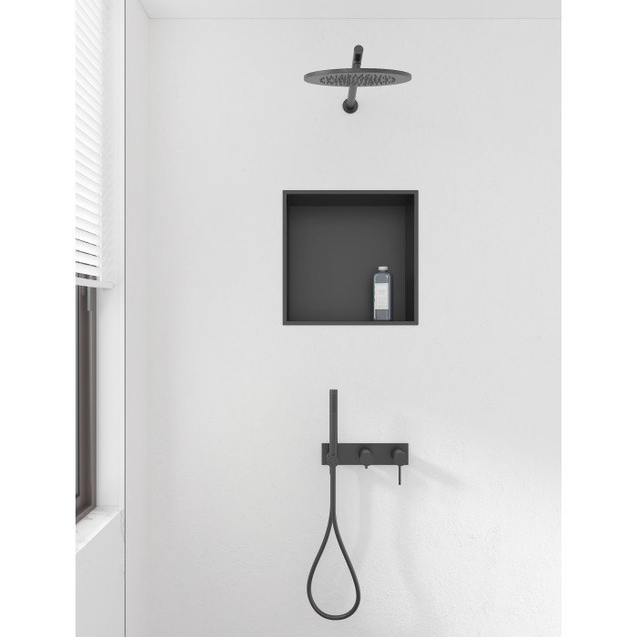 Полка в ванную Mixxus Premium Niche-0101 Black (MI6678) Полка в ванную Mixxus Premium Niche-0101 Black (MI6678)