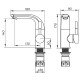 Смеситель для умывальника Zerix LR71205 (LL1468) Смеситель для умывальника Zerix LR71205 (LL1468)