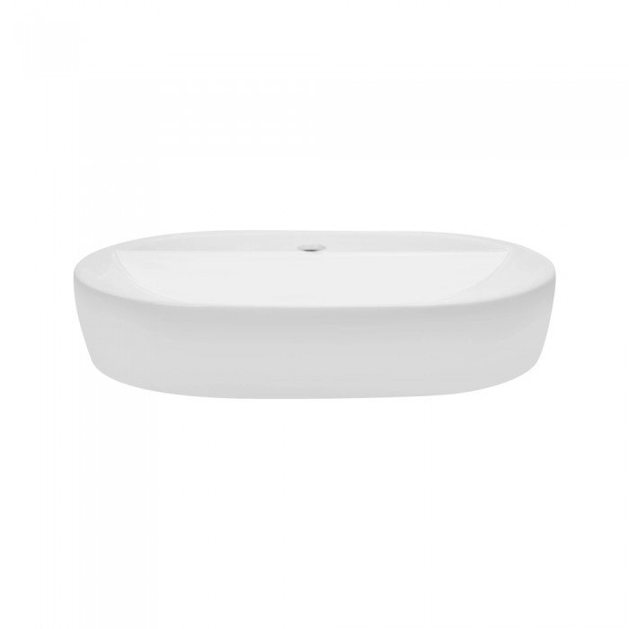 Раковина накладна Mixxus Premium ELLIPSE-0204 600х380х115mm з отвором під змішувач (MP6679)