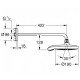 Верхній душ та душовий кронштейн 422 мм (білий) Grohe Power&Soul Cosmopolitan 190 (26172LS0) Верхній душ та душовий кронштейн 422 мм (білий) Grohe Power&Soul Cosmopolitan 190 (26172LS0)
